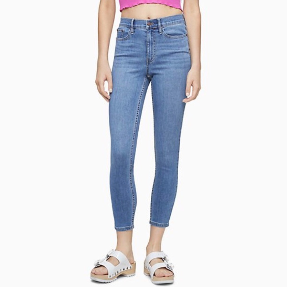 NWT Calvin Klein High Rise Skinny Ankle Jeans - Picture 2 of 11